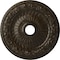 Ekena Millwork Bellona Medallion (Canopies up to 3 5/8"), 23 5/8"OD x 3 5/8"ID x 1 1/8"P, Stone Hearth Crackle CM23BESHC - alternate 1